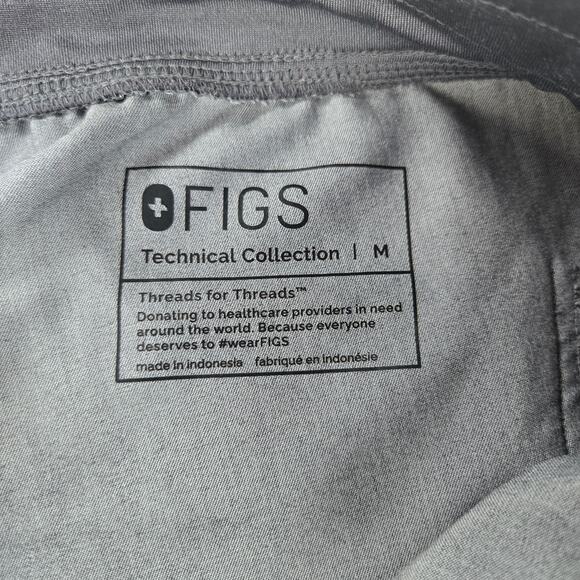 Figs High Waisted Zamora Jogger 2.0 Scrub Pants in Gray Women's Size Medium - Picture 5 of 7
